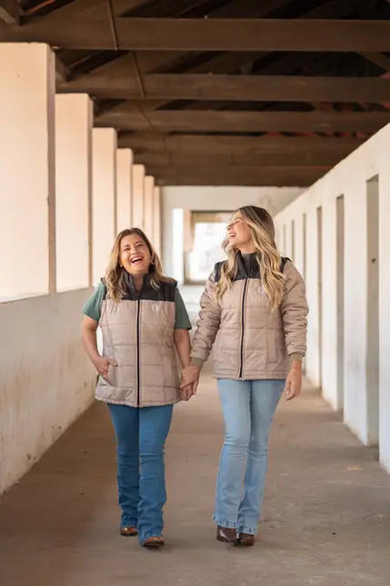 Jaqueta Femina Manga Removível duas Cores Mangalarga Marchador