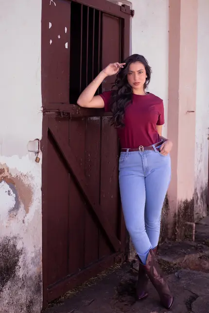Blusa Feminina Cotton Pima Rubi Mangalarga Marchador