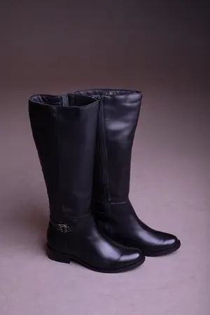 Bota Feminina Cano Longo Confort Fivela Mangalarga Marchador