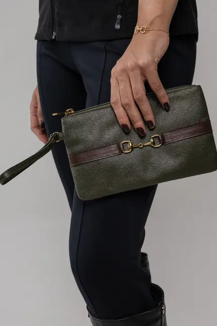 Necessaire Couro Bridão