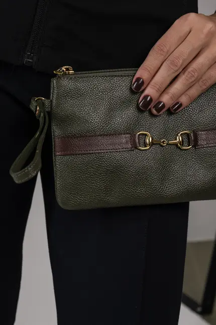 Necessaire Couro Bridão